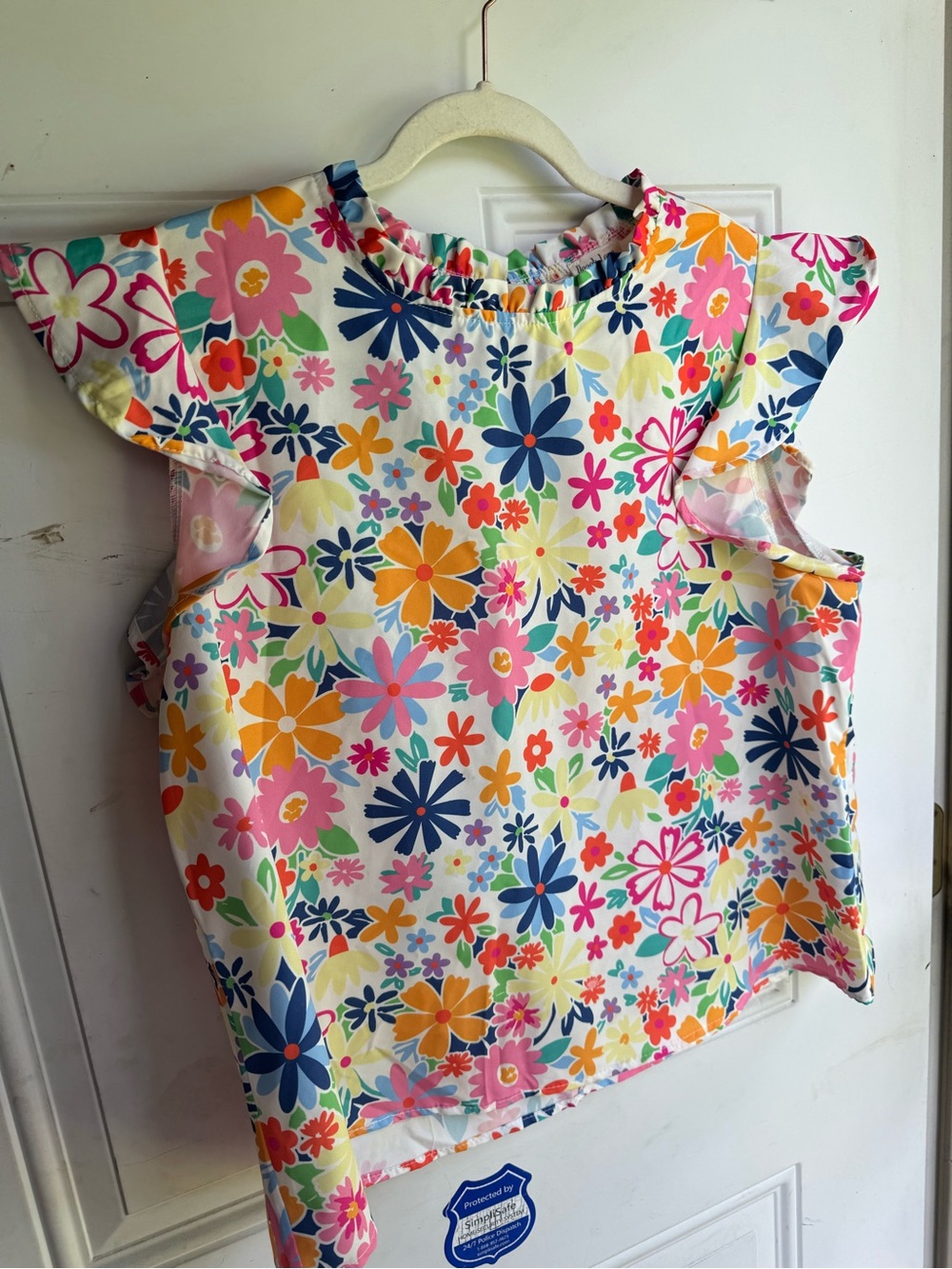 Women’s Floral Ruffle Sleeve Top - Multi